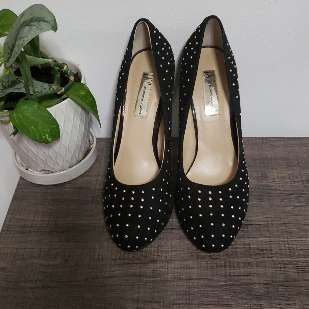 INC Black High Heel Shoes 7.5